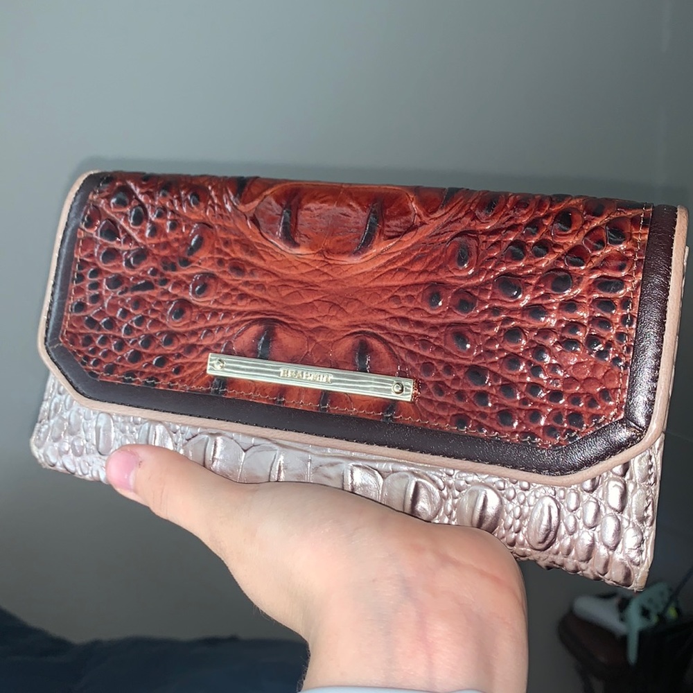 BRAHMIN CHECKBOOK WALLET